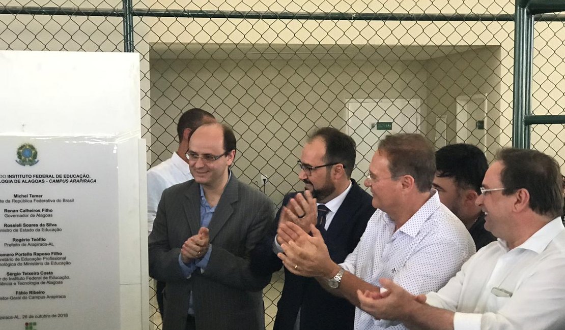 IFAL Arapiraca é inaugurado com presença de lideranças políticas