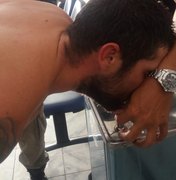 [Vídeo] Acusado de tráfico é preso com maconha e revólver no José Tenório