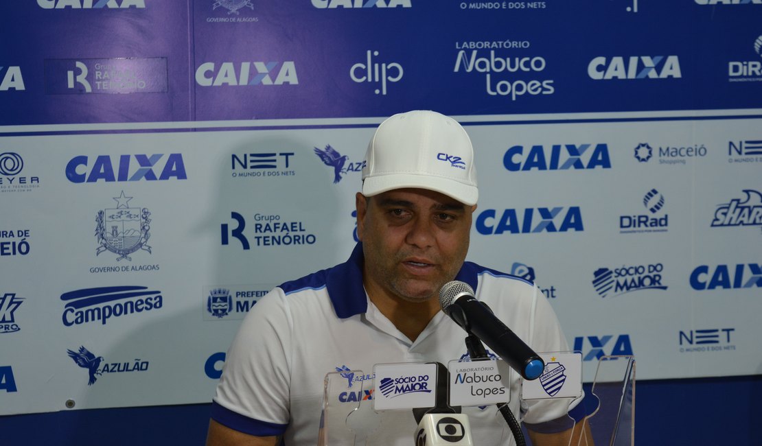 Técnico do CSA confirma Didira entre os relacionados para enfrentar o Atlético-GO