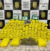 Alagoano é preso com 157 kg de maconha e cocaína no interior do Ceará