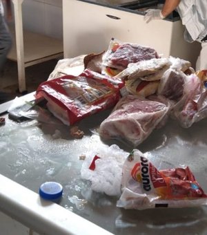 Vigilância Sanitária apreende mais de mil quilos de carne vencida em Maceió