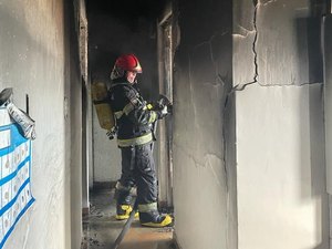 Apartamento no bairro do Poço pega fogo na manhã dessa segunda-feira (27)