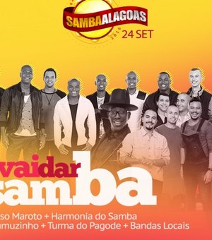 Festival Samba Alagoas agita Maceió no mês de setembro; confira as atrações