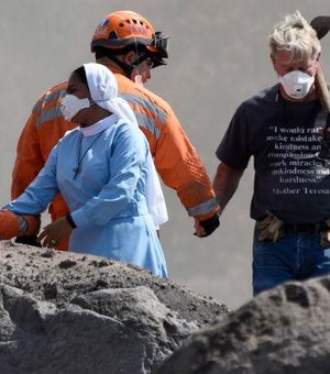 Último esforço em busca de desaparecidos por vulcão na Guatemala