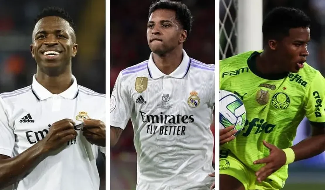 Vini Jr, Rodrygo e Endrick: Seleção Brasileira é ensaio para futuro trio do Real Madrid