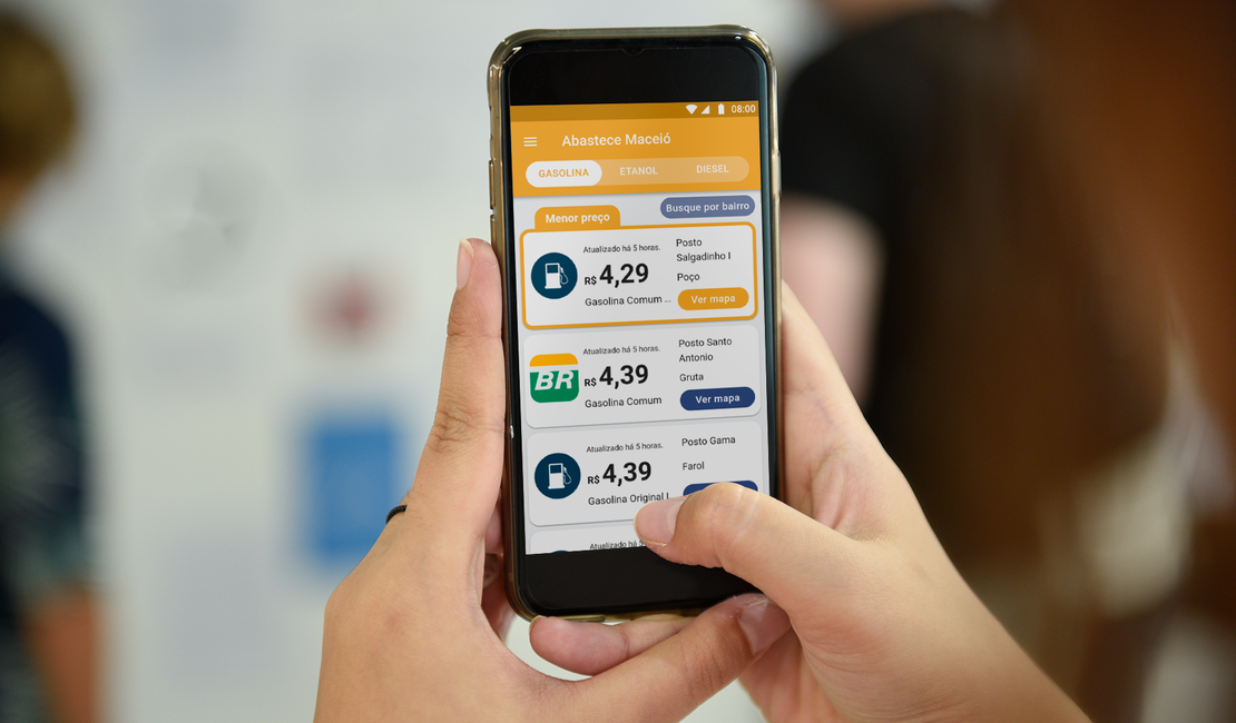 Abastece Maceió: novo app localiza menores preços de combustíveis da cidade