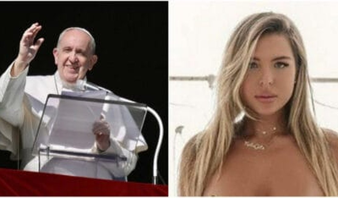 Modelo brasileira que teve foto sexy curtida pelo papa diz que é religiosa e vai à missa