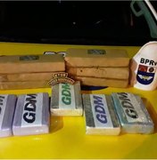 Mais de R$ 100 mil em drogas são apreendidos no Litoral Sul