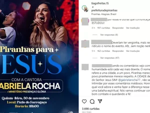 'Piranhas para Jesus': nome de evento evangélico gera polêmica em Alagoas