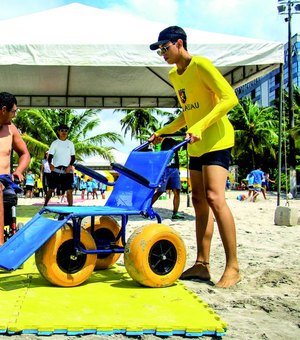 Praia Acessível: última edição do ano teve esporte, lazer e música