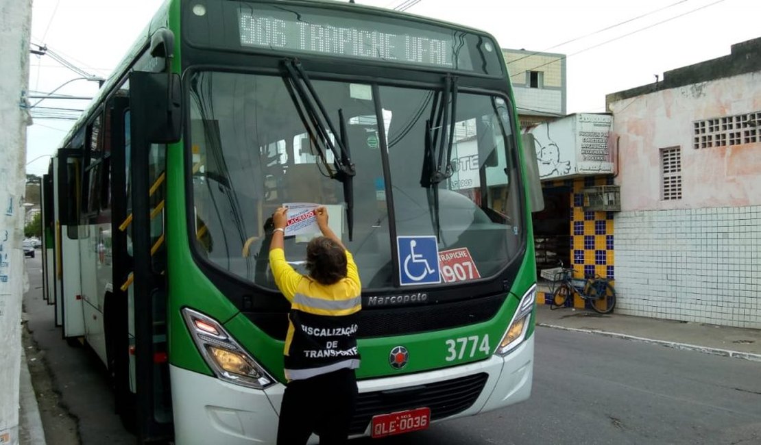 SMTT revoga portaria e libera ônibus lacrados da Veleiro, em Maceió