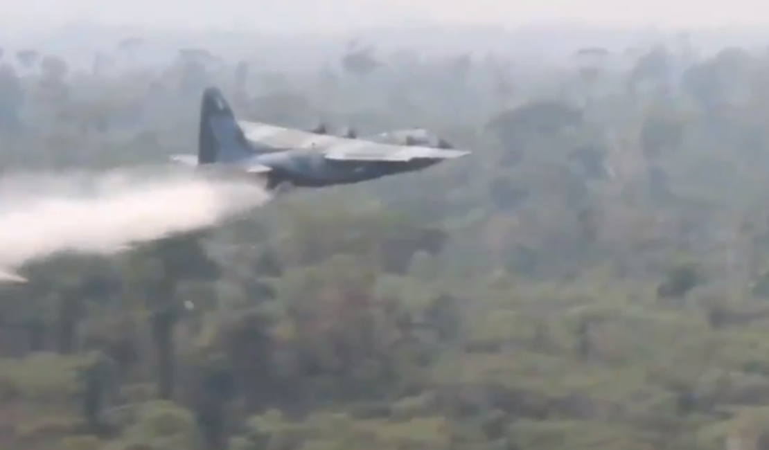Forças Armadas começam a combater incêndios na Amazônia