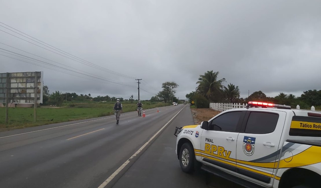 Motociclista embriagado é detido durante fiscalização na zona rural de Arapiraca 