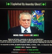 Site pessoal do presidente Michel Temer é hackeado 