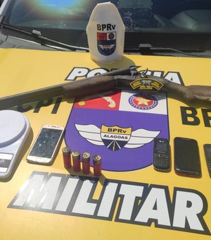 Operação Carnaval Salva Vidas: BPRv apreende arma, munições e celulares