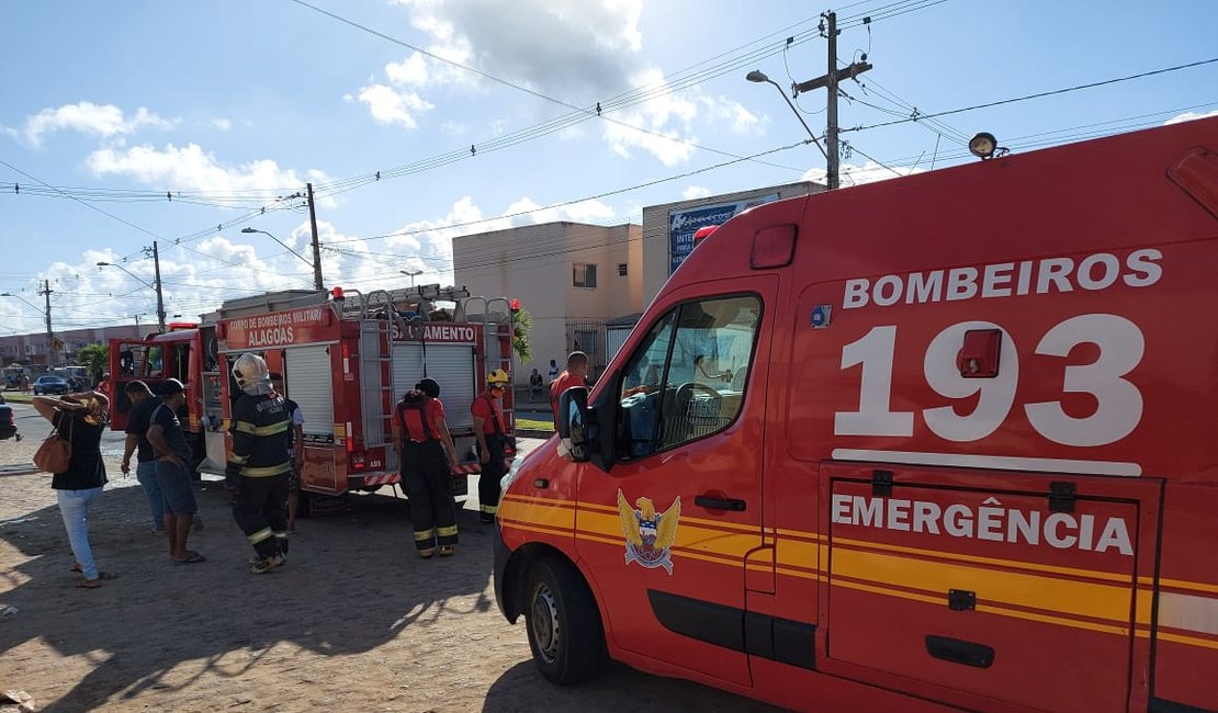 Idosa que sofreu queimaduras após explosão em apartamento morre no HGE