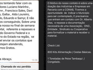 Rodrigo Cunha é alvo de golpe via whatsapp com fake news sobre distribuição de recursos federais