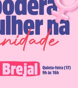 Prefeitura leva serviços a mulheres da Vila Brejal nesta quinta (17)