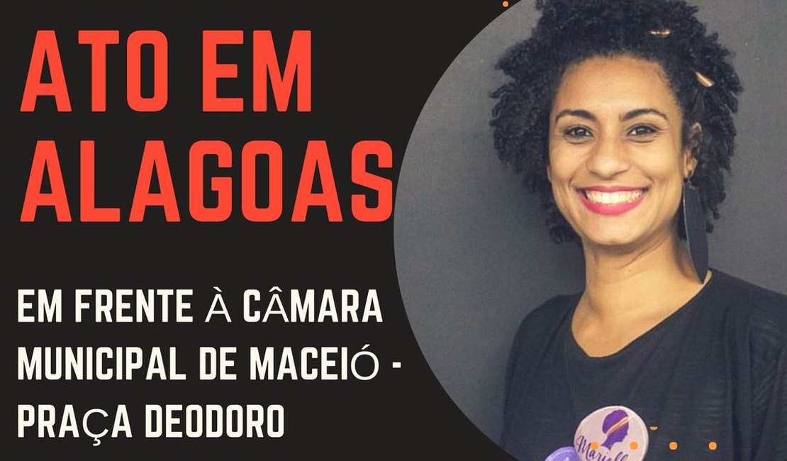 [Vídeo] Assassinato de vereadora do Rio mobiliza militantes em Maceió