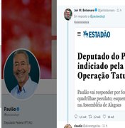 Paulão e Bolsonaro trocam alfinetadas no Twitter