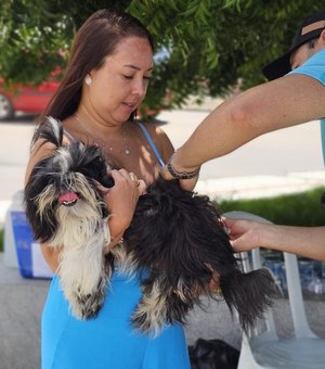 No dia D da Campanha, Arapiraca vacina mais de 22 mil cães e gatos contra a raiva