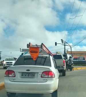 Queda de energia elétrica provoca congestionamento em cruzamento da AL-220 entre bairros de Arapiraca