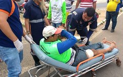 Acidente entre motos deixa motociclistas feridos em Arapiraca