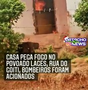 Imóvel residencial incendeia em Porto de Pedras