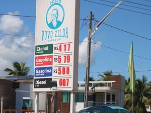 Preço médio da gasolina se mantém em Maragogi e custa R$ 5,79
