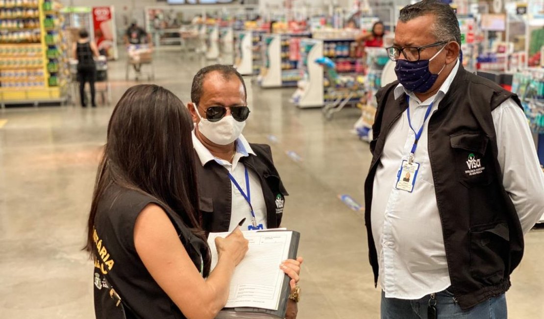 Pandemia: estabelecimentos de Arapiraca são notificados após Vigilância Sanitária constatar irregularidades