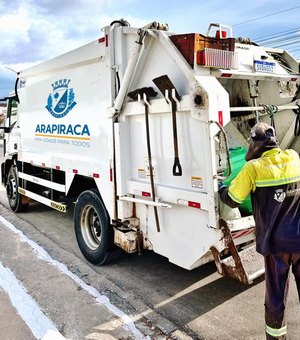 Prefeitura altera calendário de coleta de lixo em alguns bairros de Arapiraca