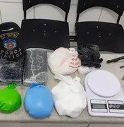 Homem é preso com sete quilos de cocaína dentro de casa em Maceió