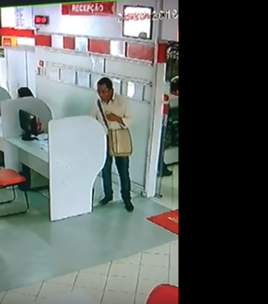 [Vídeo] Câmeras flagram furto de celular em concessionária de Maceió