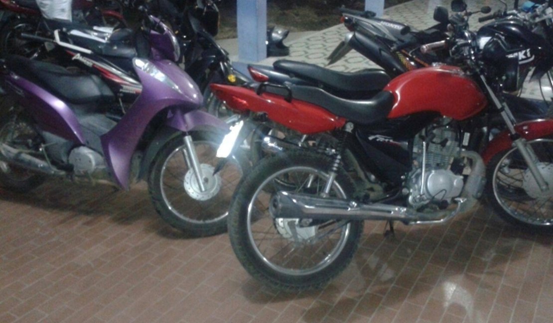 Quatro motos são tomadas em assalto no Agreste de Alagoas