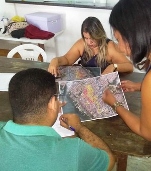 Técnicos iniciam levantamento populacional no bairro do Pinheiro, em Maceió