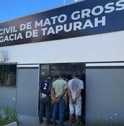 Três irmãos acusados de cometer homicídio em Alagoas são presos em Mato Grosso