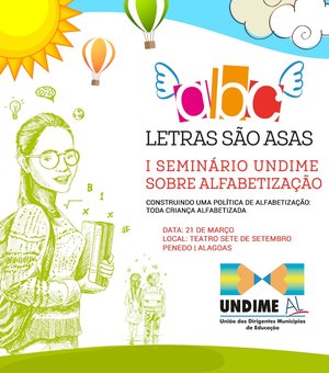 Undime/ AL lança campanha de alfabetização em Penedo nesta quarta-feira (21)