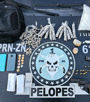 [Vídeo] Pelopes apreende armas e drogas durante perseguição de suspeitos em Barra Grande