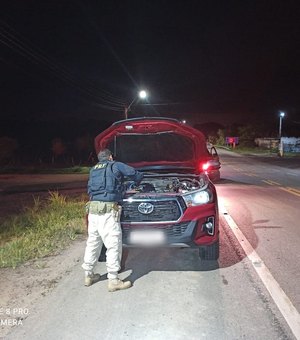 Polícia Rodoviária Federal de Alagoas recupera em Palmeira  veículo roubado há três anos em João Pessoa