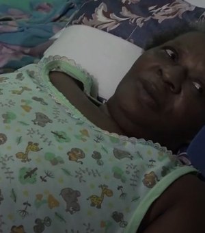 [Vídeo] Idosa de Arapiraca necessita de cirurgia para corrigir problema com prótese na região do quadril
