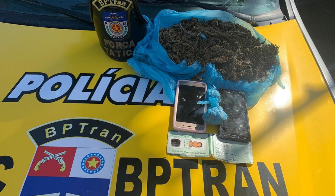 Homem é preso por tráfico de entorpecentes na tarde deste domingo (30)