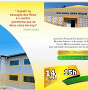 Prefeitura de São Luís do Quitunde inaugura duas escolas na sexta-feira