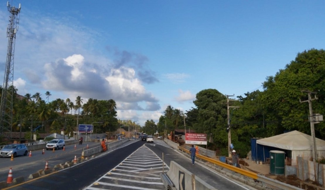 AL-101 Norte: Segunda ponte sobre o Rio Jacarecica é liberada para o tráfego de veículos