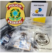 Polícia Federal em Alagoas apreende entorpecentes postados em agências dos Correios