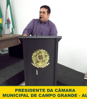 Vereador Saulo Moura é eleito presidente da Câmara Municipal de Campo Grande