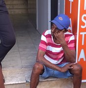 [Vídeo] Homem que roubou clínica, e fugiu da reabilitação, tenta roubar novamente em Arapiraca