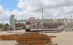 Tradicional parque de diversões já está sendo montado em Arapiraca