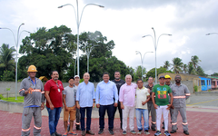 Ronaldo Lopes investe em praça e iluminação de LED no Povoado Tabuleiro dos Negros