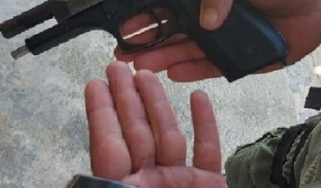 Polícia pernambucana recupera arma de militar alagoano assassinado