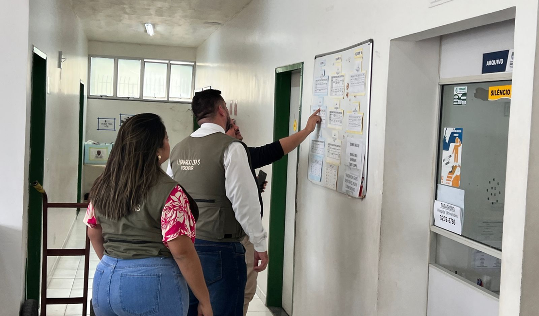 Leonardo Dias solicita reformas em posto de saúde e escola, no bairro do Tabuleiro dos Martins